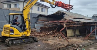 鉄骨造平屋建解体工事